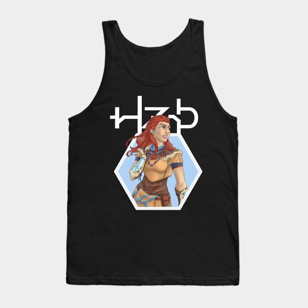 HZD - Aloy Tank Top by jpowersart